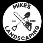 Mike's Landscaping black outline Logo